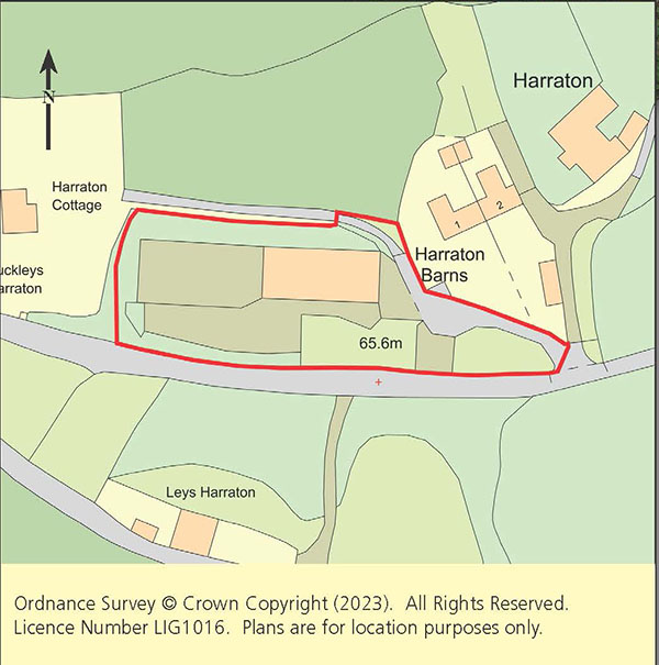 Lot: 18 - LAND WITH PRIOR APPROVAL FOR FIVE DWELLINGS - 